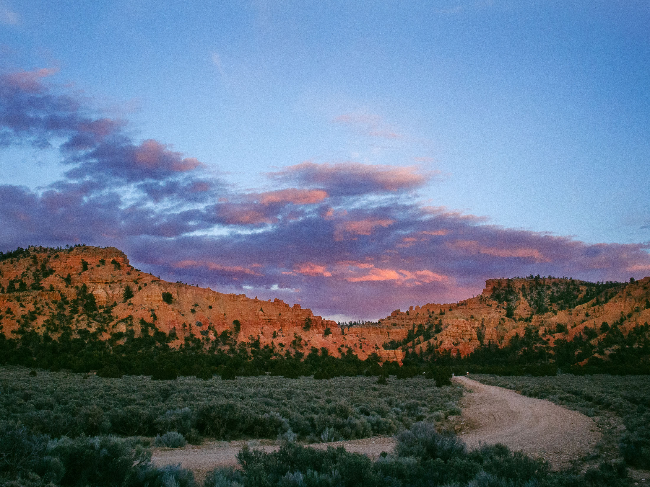 Sunset Over Red Canyon